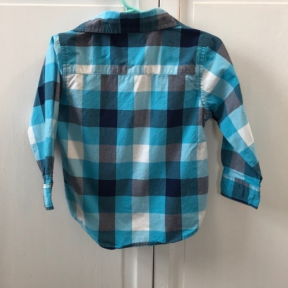 Crazy 8 Boys' Plaid Flannel Button Down Shirt - Picture 4 of 4